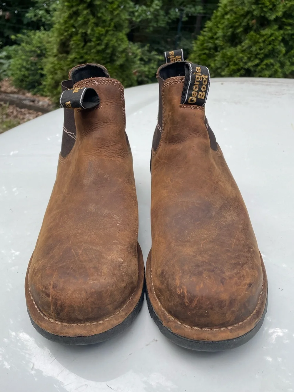 Georgia Boot Eagle One Waterproof Chelsea work boot Size 10.5 Wide Men’s